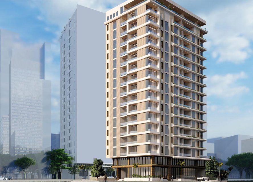 The Aurum Residences, apartments in Bole Atlas, Addis Ababa — architectural rendering