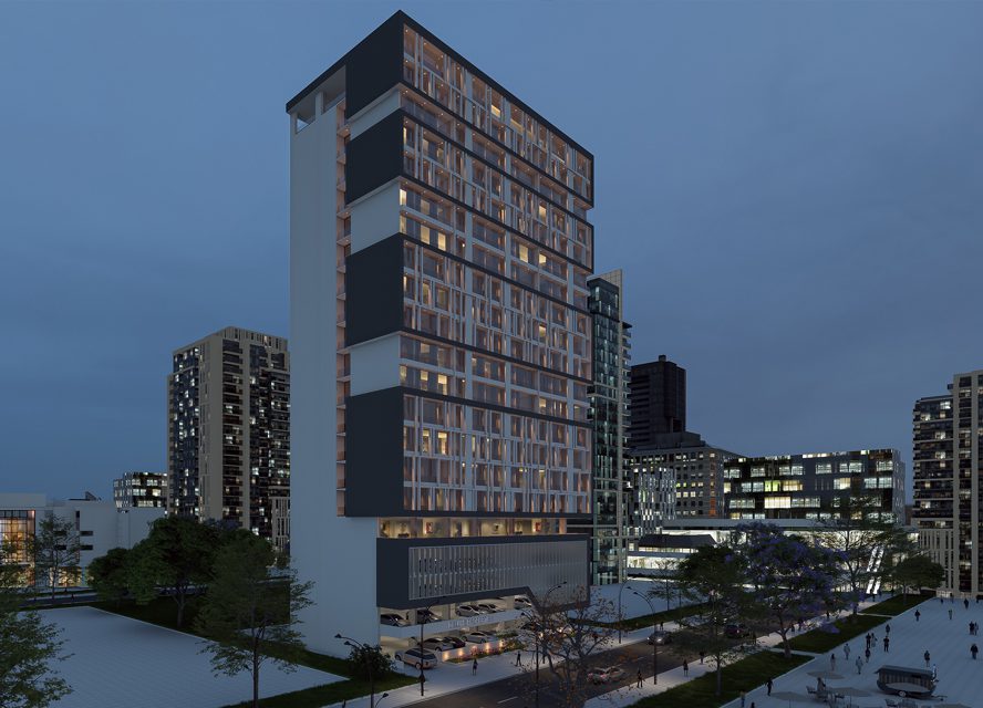 Kazanchis Heights, apartments in Kazanchis, Addis Ababa — architectural rendering