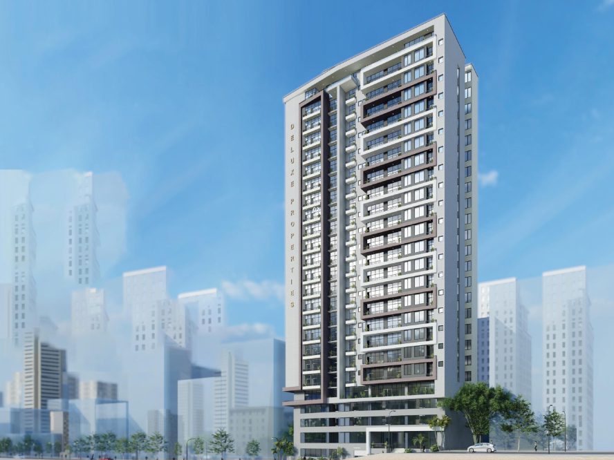 Bole Skyline Residences, apartments in Bole, Addis Ababa — architectural rendering